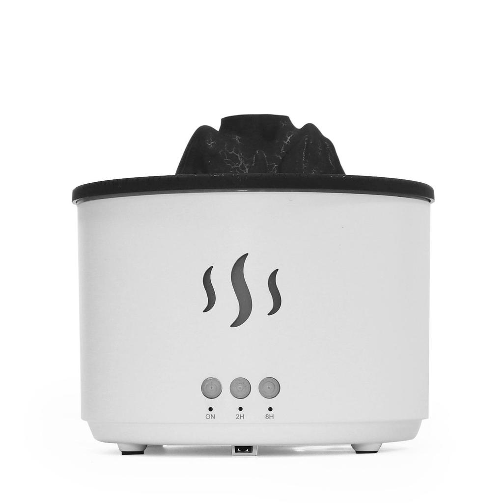 Flame Design Essential Oil Diffuser: Silent Air Freshener, Mood Lamp, and Desktop Humidifier for Home Bedroom