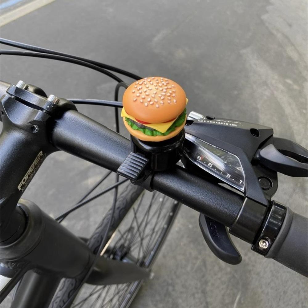 French Fries Cartoon Bicycle Bell Hamburg Bike Scooter Bell Bicycle Horn Bike Handlebar