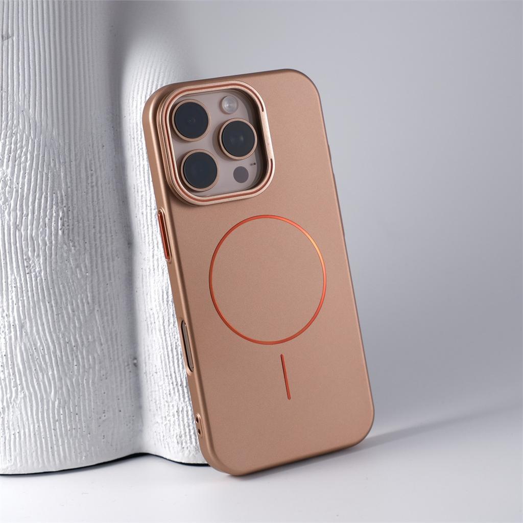 Matte for Magsafe Case for 16 17 Pro Max Air Flip Lens Protect Stand Holder Bracket Cover for 13 14 15 Pro Max