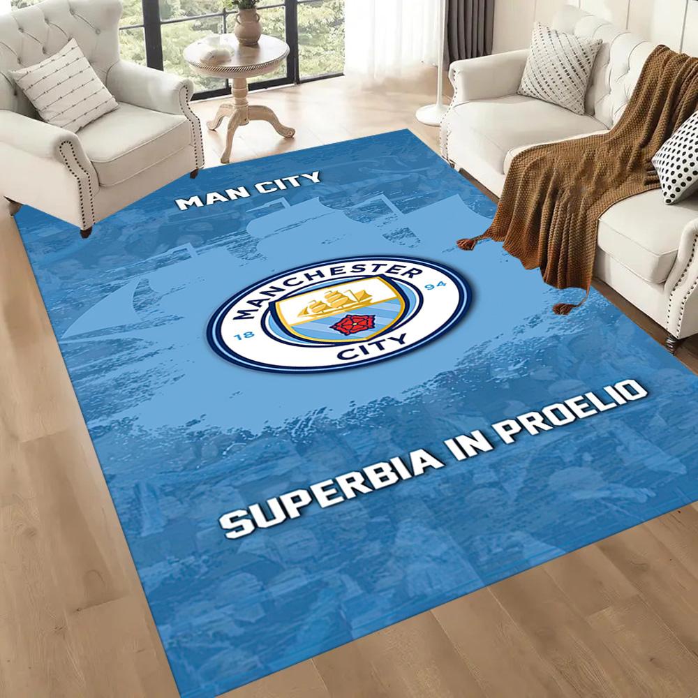 Manchester City Carpet Design For Balcony Living Rooms Outdoor Kitchen Antislip Rug Decorate Offices Spiritual Gift