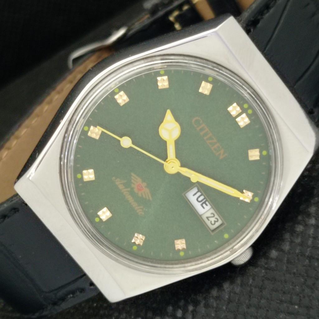 

Б/У ВИНТАЖНЫЕ ЧАСЫ CITIZEN AUTOMATIC 8200 JAPAN MENS D/D ЗЕЛЕНЫЕ ЧАСЫ 587a-a308344-9 SKU587a-a308344