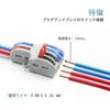 LIANHATA One Touch Connector, Set of 10, 2 Inputs, 4