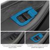 For Tesla Model 3 Y - Window Switch Lifter Panel Trim Frame Sticker Tuning Made of Alcantara Car Interior Accessories