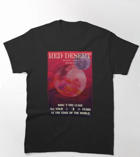 Red Desert Classic 2026 Unisexs Summer Cotton TShirt Comfortable HighQuality Retro 2000s Style 2XL