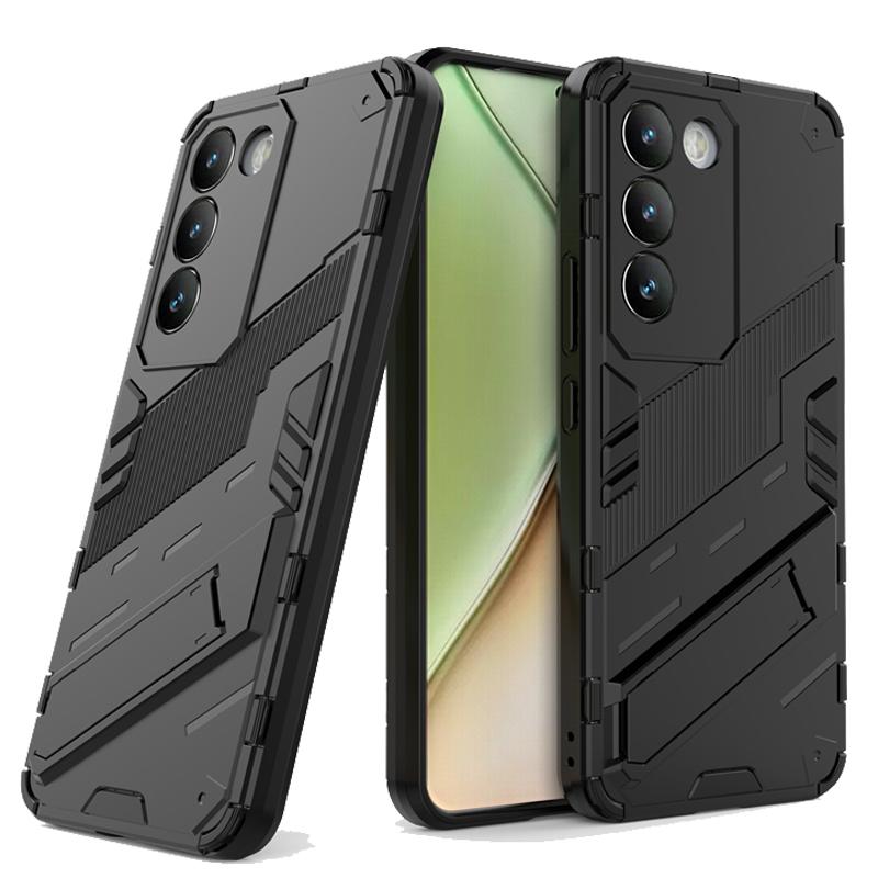 Phone Holder Case For Vivo Y100 Case Anti-knock Armor Full Back Cover For Vivo Y100 5G Case For Vivo Y100 5G Indonesian Version