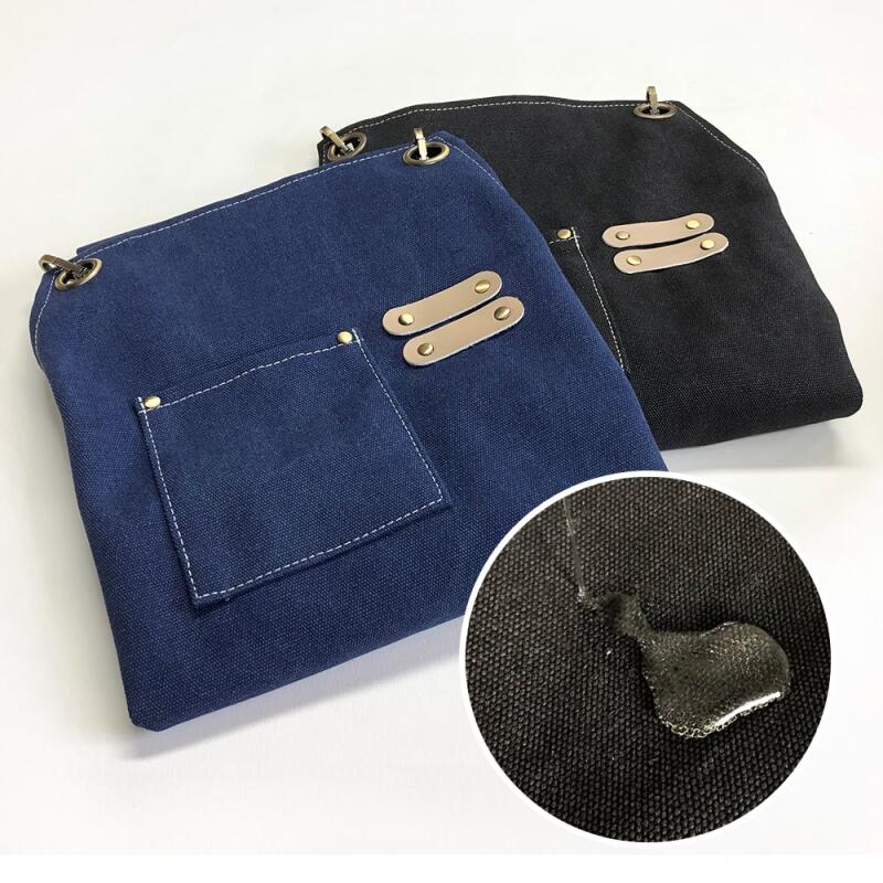 Canvas waterproof apron for cafes, workshops, nail shops, and woodworking pink