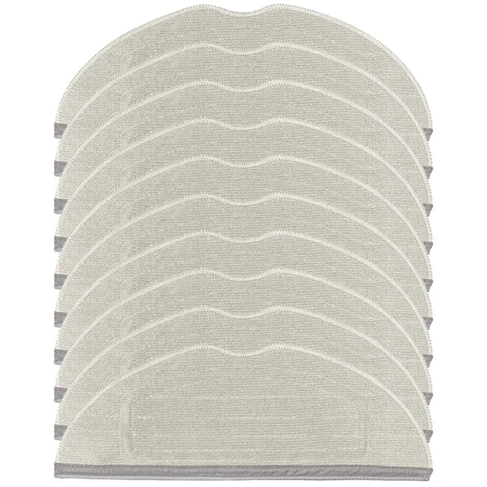 Replacement Mop Cloth and Wiper Blade Set for Dreame D20 D20 Pro Plus Robot Vacuum Cleaner Designed for Easy Maintenance