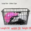 Heavy-Duty Enlarged Rear & Front Bicycle Carrier Basket