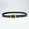 Genuine Leather Belt for Women's Thin Belt Decoration with Dress Thin Belt Small Fragrance Style Waist Chain Retro Belt Waist Decoration