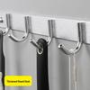 Runder Haken aus Aluminiumlegierung, zum Anschrauben, für Badezimmer, Küche und Haushalt zum Aufhängen von Speck