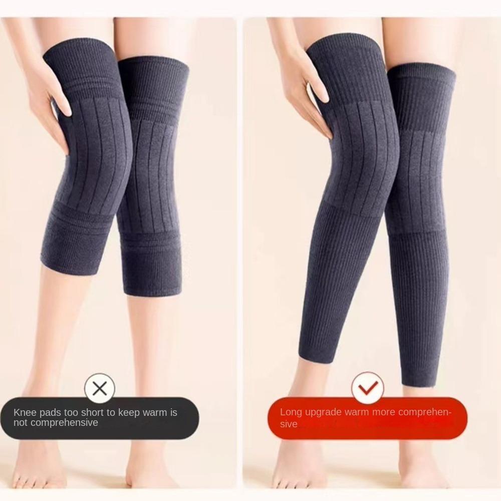 Protector Knee Brace Pads KneeCap Wool Kneepad New Leg Warmers  Knees