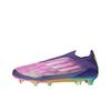 F50 Elite Laceless Fashionable Comfortable Soccer Shoes Men Soccer Shoes Purple JS0560
