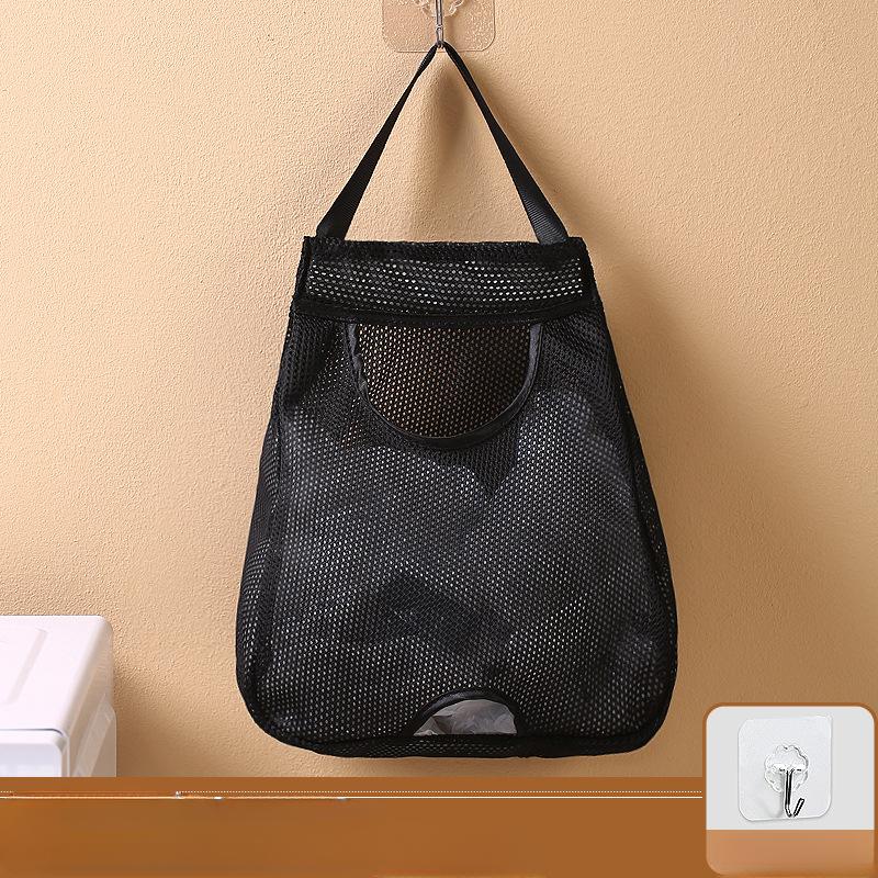 Kitchen Trash Bag Storage Organizer, Plastic Shopping Bag Holder, Wall-mounted Pull-out Box for Collecting