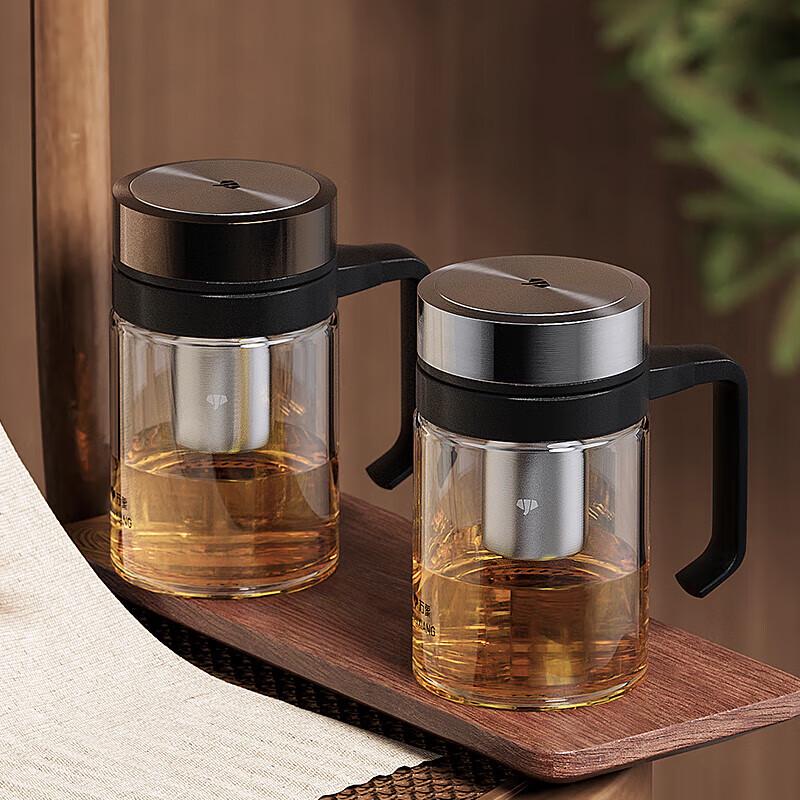 Wanxiang Glass Tea Infuser Bottle with Handle