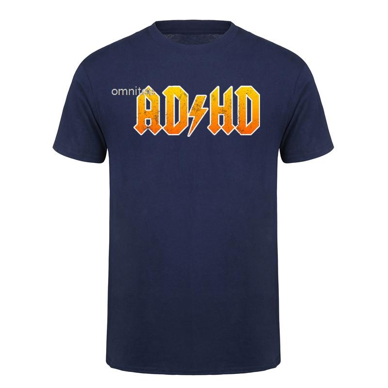 ADHD Grappig Hé Kijk Een Eekhoorn ADHD T-shirt Korte Mouw Verjaardagscadeaus Zomerstijl T-shirt Unisex Kleding HJ050