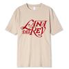 Lana Del Rey Harajuku Casual Anime T-shirt Hip Hop Mangacomic Tshirt Cute Cartoon 100% Cotton Tee-shirt PrintwoT Shirt