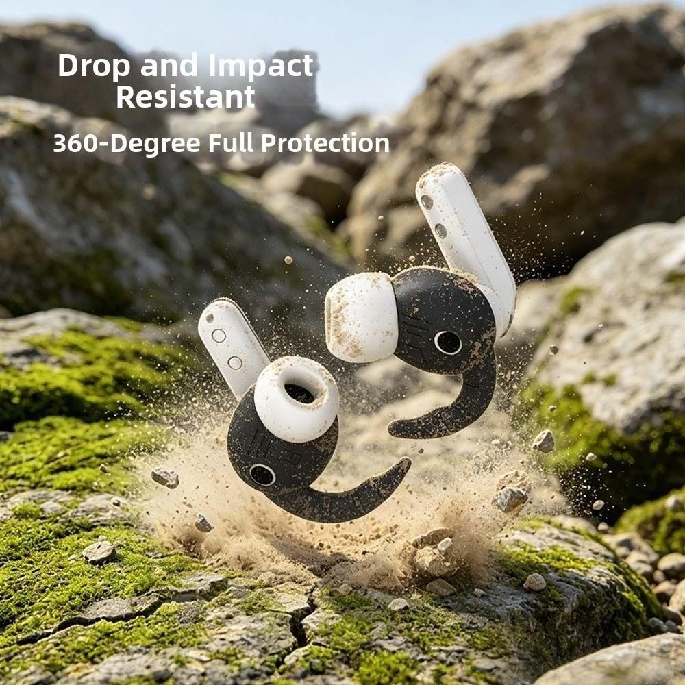 5 Paia di Ganci per Orecchie Antiscivolo Copri Orecchie Antiurto per Samsung Galaxy Buds 4 Pro Accessori per Cuffie