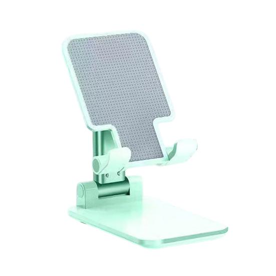 Adjustable Foldable Phone Stand Portable Desktop Holder for Tablets Smartphones Non-Slip Scratch-Proof Phone Mount for Video Calls Streaming Travel