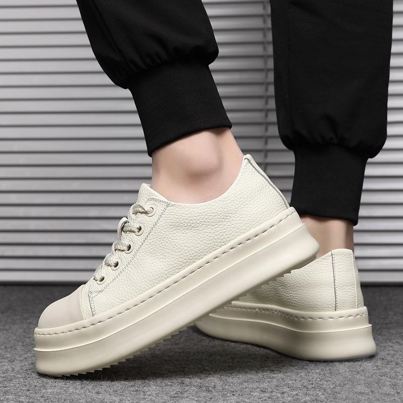 Lightweight casual shoes Original niche outdoor leather board shoes