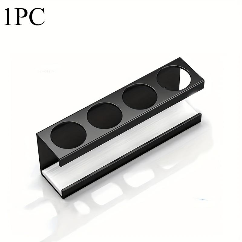 1PC wall-mounted toothbrush holder with diatomaceous earth base 4-slot bathroom storage rack No drilling required, toothbrush and toothpaste holder