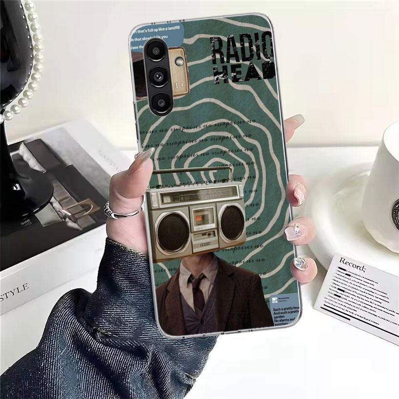 Bnad R-Radiohead Phone Case For Samsung Galaxy A13 A14 A15 A16 A17 A53 A54 A55 A56 A57 A33 A34 A35 A36 A37 A23 A24 A25 A26 Galax