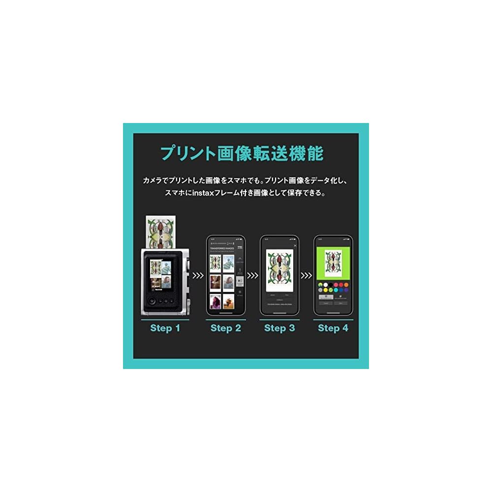 Fujifilm instax mini Evo INS MINI EVO BLACK Hybrid Instant Camera (Instant Camera/Smartphone Printer/Digital Camera)