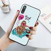 Preto fosco pintado padrão ultra-fino borracha macia tpu capa protetora do telefone para iphone samsung huawei xiaomi redmi 9t