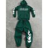 Men's Casual Pullover, Spring and Autumn Long Sleeved Sportswear Set, Casual Classic Cool Street Style, Suitable for Outdoor Wear