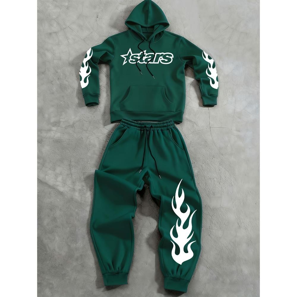 

Men s Casual Pullover, Spring and Autumn Long Sleeved Sportswear Set, Casual Classic Cool Street Style, Suitable for Outdoor Wear XXL