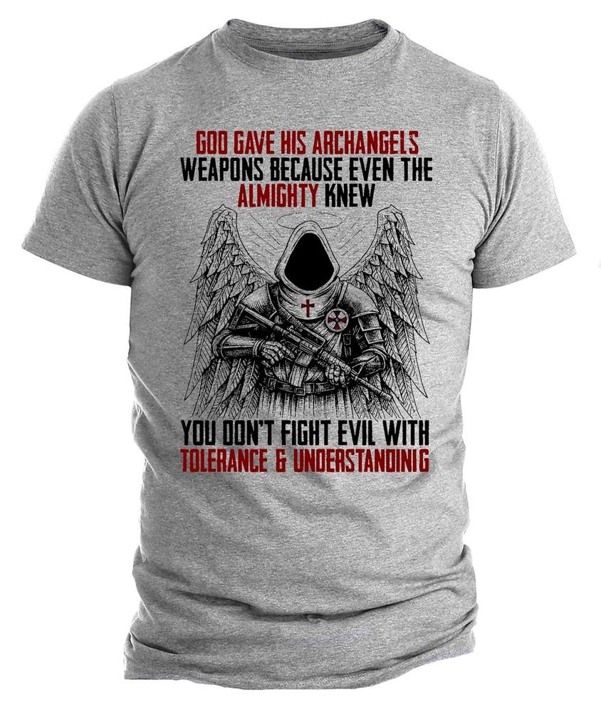 

Футболка «Воин Архангел» • Христианская футболка с графикой • Права на оружие по 2-й поправке 4XL