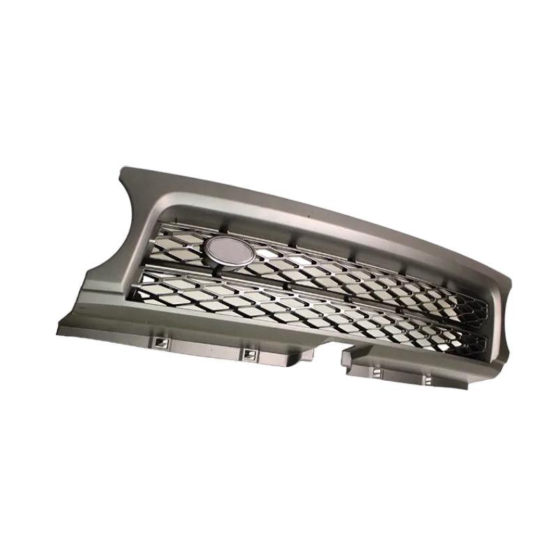 LR020926 fits 2010-2013 Land Rover Range Rover Sport with a silver mesh grille and gray edge.