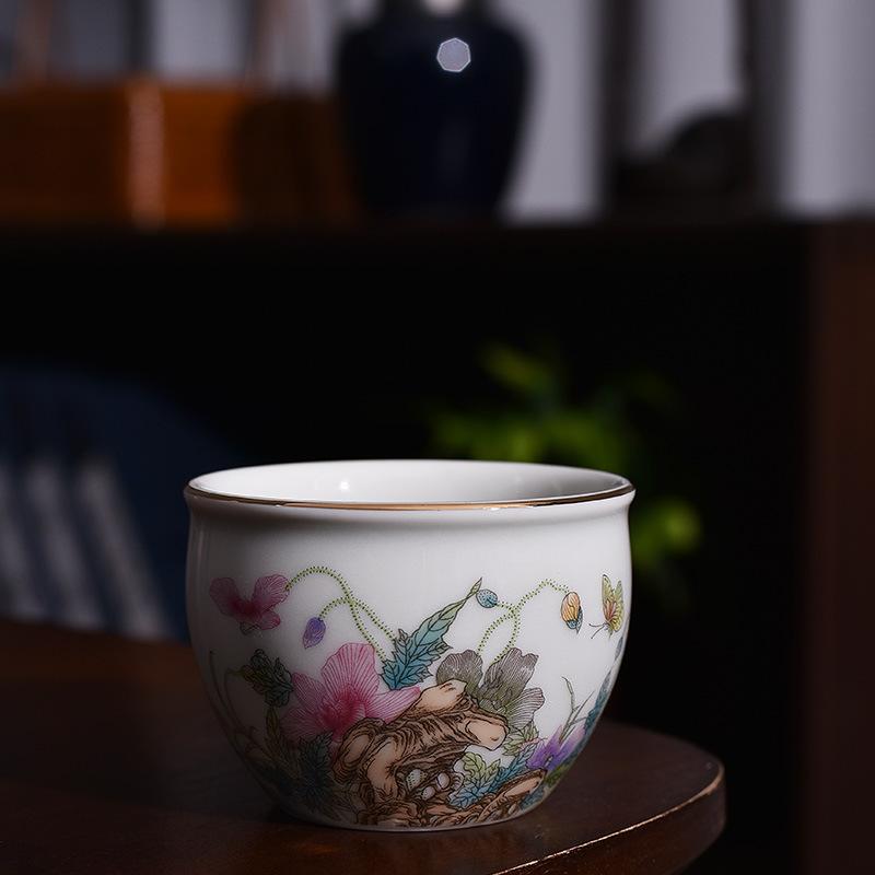 Jingdezhen Antique Master Cup Blue And White Tea Cup Jianzhan Household Tea Single Cup E-Commerce Tea Cup