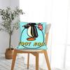 Noot Noot Poszewki na kwadratową poduszkę Pingu Pinga Pokrowiec na poduszkę z pingwinem Dekoracyjna poszewka na poduszkę do domu 18"x18"