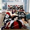 Singer Bettwäsche Set Bettbezug Kissenbezug Erwachsener Junge L-Lana D-Del Reys Mädchen Schlafzimmer Dekoration Kinder Geschenk Einzelbett Doppelbett Große Größe