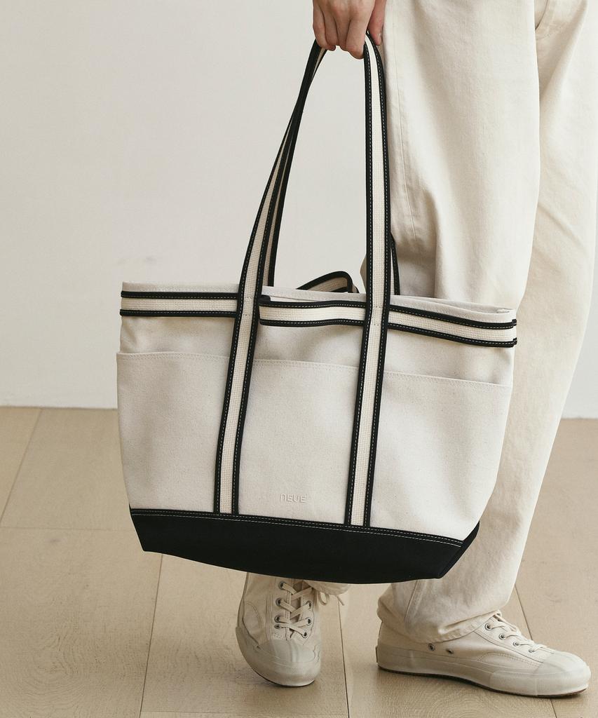 Neue Canvas Tote Bag_Navy_Men'S