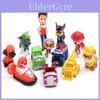 Niedliches Paw Patrol Welpenauto-Spielzeugset für Jungen, 12-teilige Actionfiguren-Kollektion