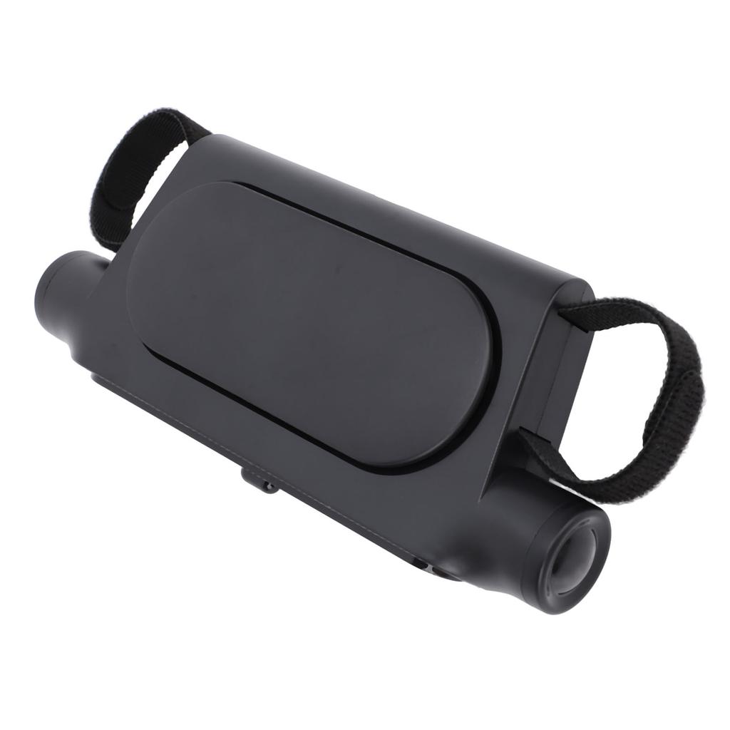 Car Seat Cooling Fan USB Bladeless Angle 3 Speeds Adjustable Quiet Car Headrest Fan for Outdoor Travel Black