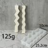 Long Strip Wavy Silicone Candle Mold Geometric Shaped Candles Making Supplies Kit DIY Plaster Resin Soap Mould Home Decor Crafts