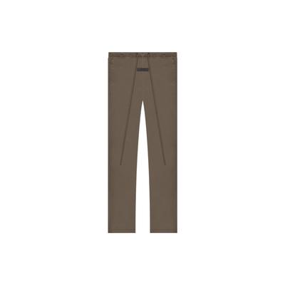 Essentials FW22 Entspannte Hose Holz Logo Print Damen Hosen Holzbraun FOG-FW22-133