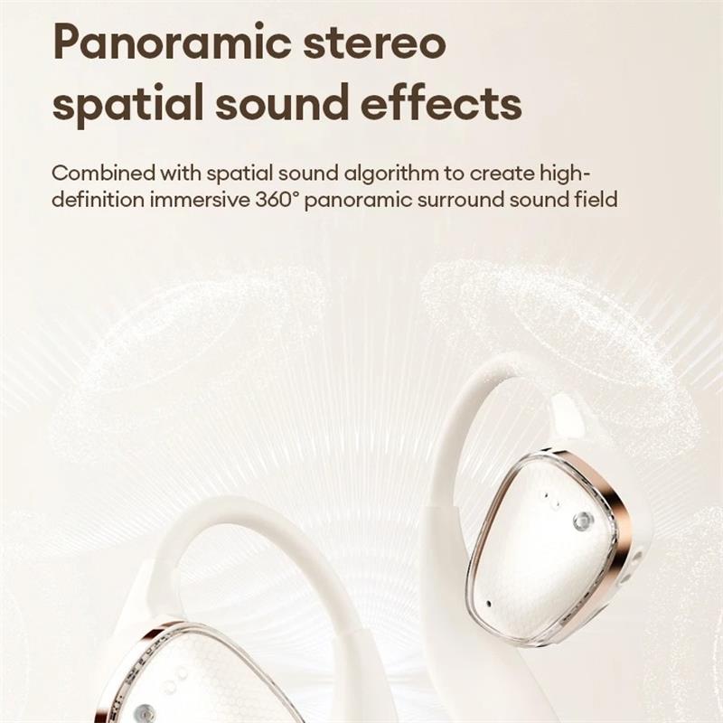Lenovo LP78 OWS Wireless Earphone Bluetooth 5.4 Stereo Sound Long Battery Life Headset Noise Cancelling Low Latency Sport Waterproof Earbuds