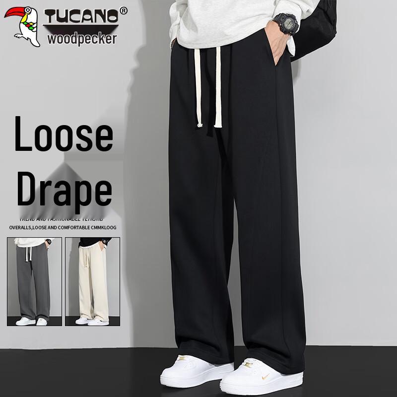 

TUCANO Men s Relaxed Straight Leg Draped Casual Sweatpants XL