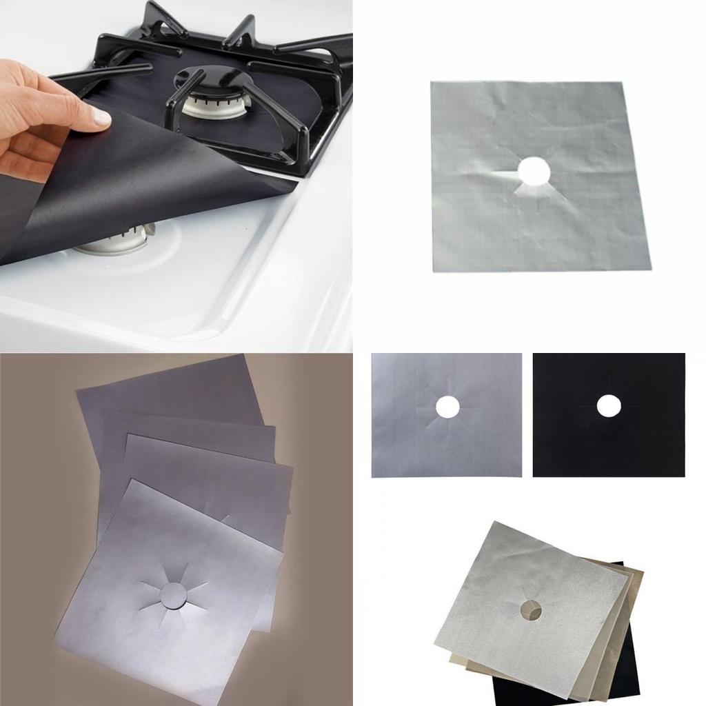 Easy-clean Gas Stove Protector Mats In Multiple Colors And Sizes