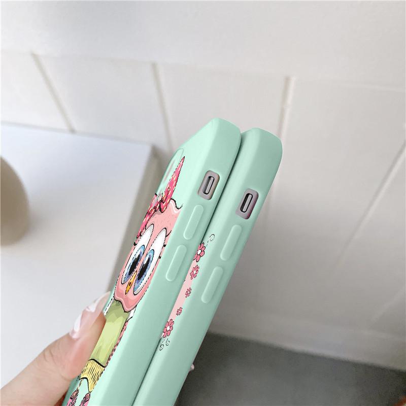 Cute Cartoon Animal Owl Case For Iphone Se2 Se3 2022 8 7 Plus X Xr Xs Soft Cover For Iphone 11 12 13 14 Pro Max Mini 14plus Capa