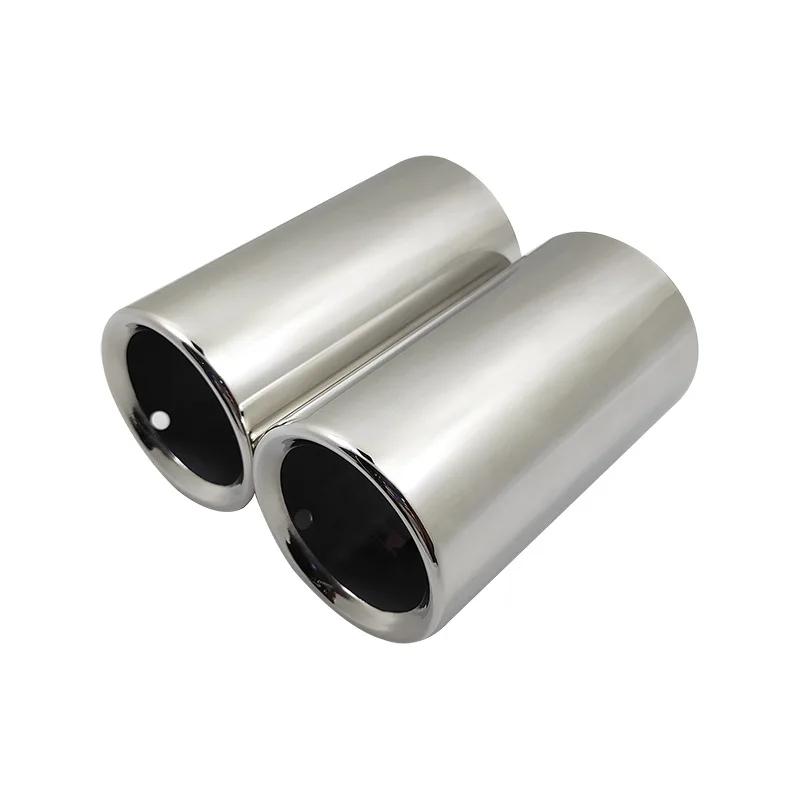 Exhaust Tips For Sagitar Lavida Bora Golf Tiguan Scirocco 1.4T BMW F30 E90 TailPipe Stainless Steel Exhaust Muffler Tip Nozzle