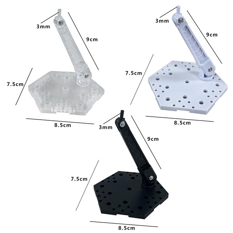 Innovativer und praktischer handgefertigter Puppen-DIY-Halter Actionfigur Modell Basis Displayständer Schwarze Halterung für 1/144 Hg Rg