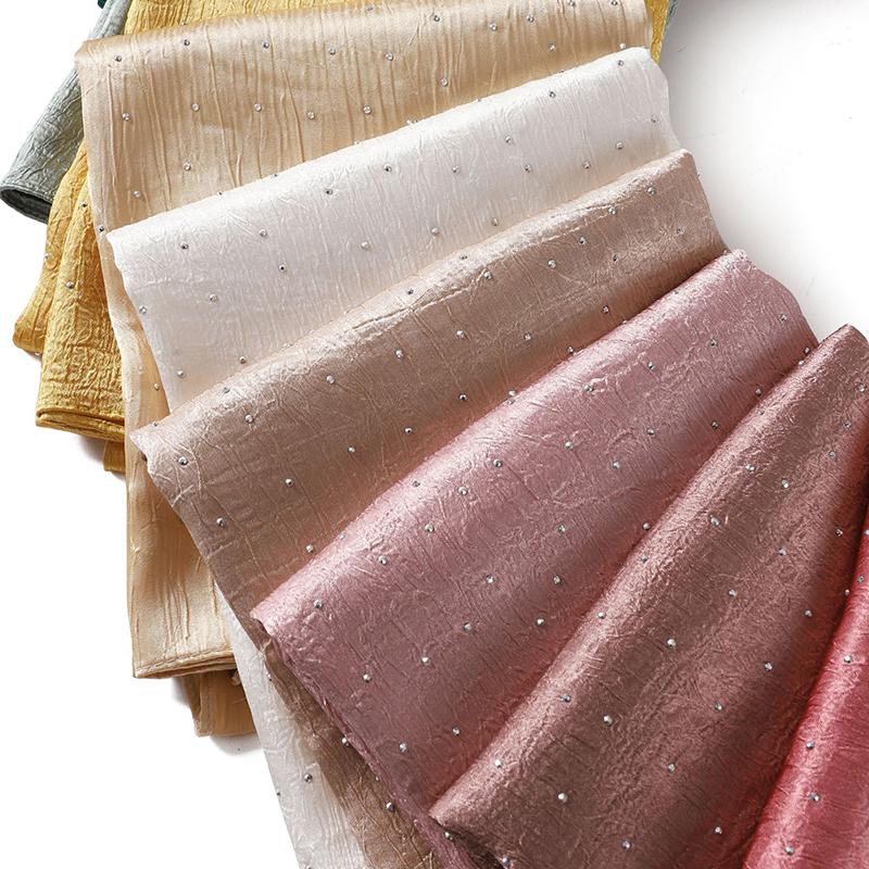 Muslim Chiffon Solid Color Hijab Scarf For Women Hijabs Scarves Squane Head Wrap Jersey Hijabs Islamic Turban Headband Shawl