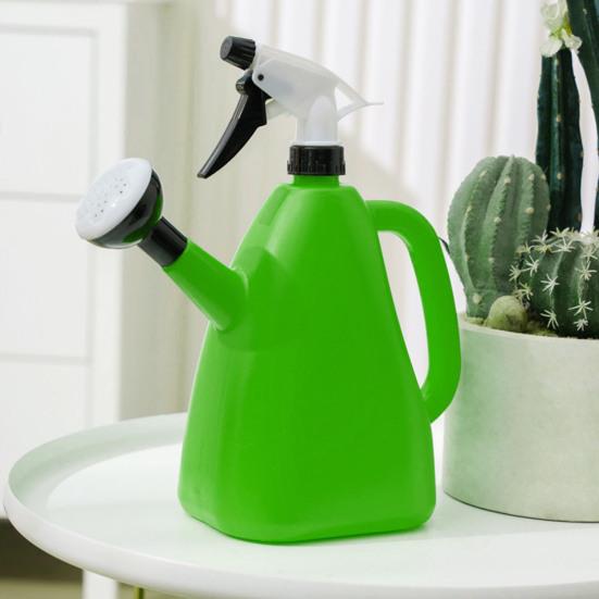 2 In 1 Water Sprayer Adjustable Pressure Sprayer 1L Watering Can with Shower Head And Mister for Indoor Outdoor Gardening