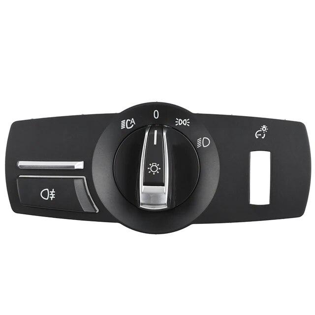 LHD Car Interior Accessories Headlight Lamp Switch Cover Trim For BMW 1 2  3 4 5 7 Series F10 F11 F18 F01 F30 F35 F34 F20 X3 X4