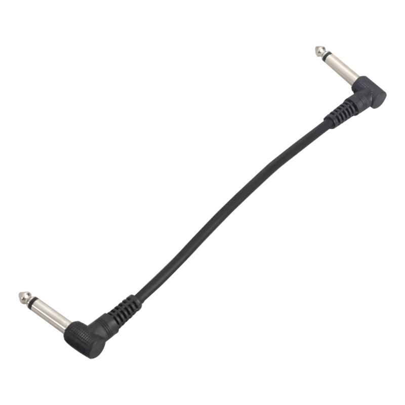Low Noise Quality Guitar Patches Cable Right Angle Guitar Patches Cables Professional Patches Cables for Guitar Pedals