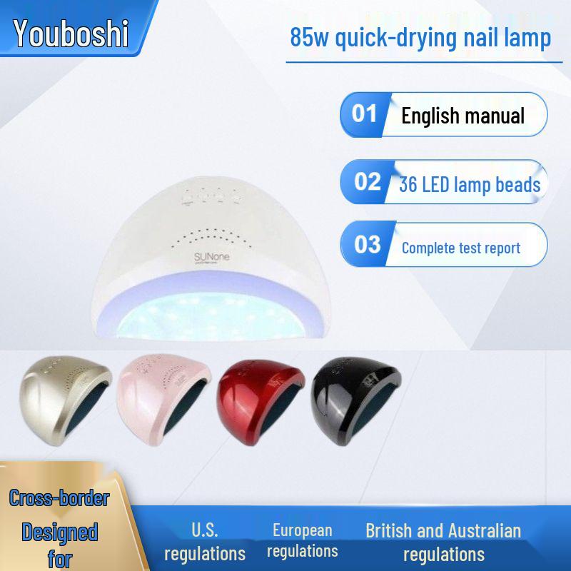 

Високопотужна УФ/Світлодіодна Лампа для Нігтів Оригінальний Продукт Black EU Plug